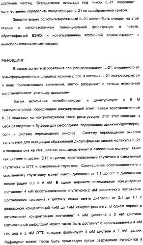 Продуцирование il-21 в прокариотических клетках-хозяевах (патент 2354703)