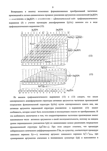 Функциональная структура предварительного сумматора f1(σcd) условно "j" разряда параллельно-последовательного умножителя fσ(σ), реализующая процедуру "дешифрирования" аргументов частичных произведений со структурами аргументов множимого [mj]f(2n) и множителя [ni]f(2n) в позиционном формате "дополнительного кода" и формирования промежуточной суммы [1,2sjh1]f(2n) в позиционном формате "дополнительного кода ru" (варианты русской логики) (патент 2586565)