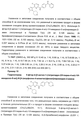 Новые пиримидиновые производные и их применение в терапии, а также применение пиримидиновых производных в изготовлении лекарственного средства для предупреждения и/или лечения болезни альцгеймера (патент 2433128)