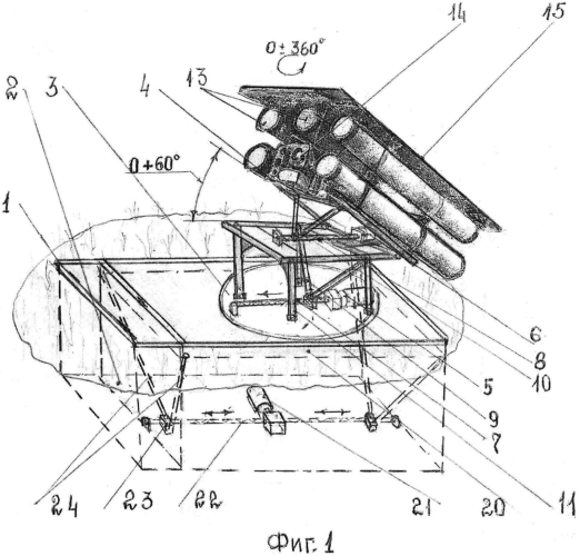 Автоматизированная фортификационная ракетная установка (патент 2591561)