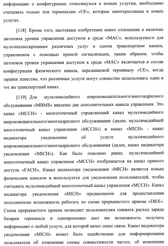 Управление информацией о конфигурации канала в системе беспроводной связи (патент 2368081)
