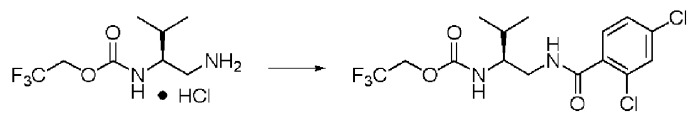 Способ получения производных этилендиамина, имеющих галогенированную карбаматную группу и ацильную группу, и промежуточных веществ для получения производных (патент 2404963)