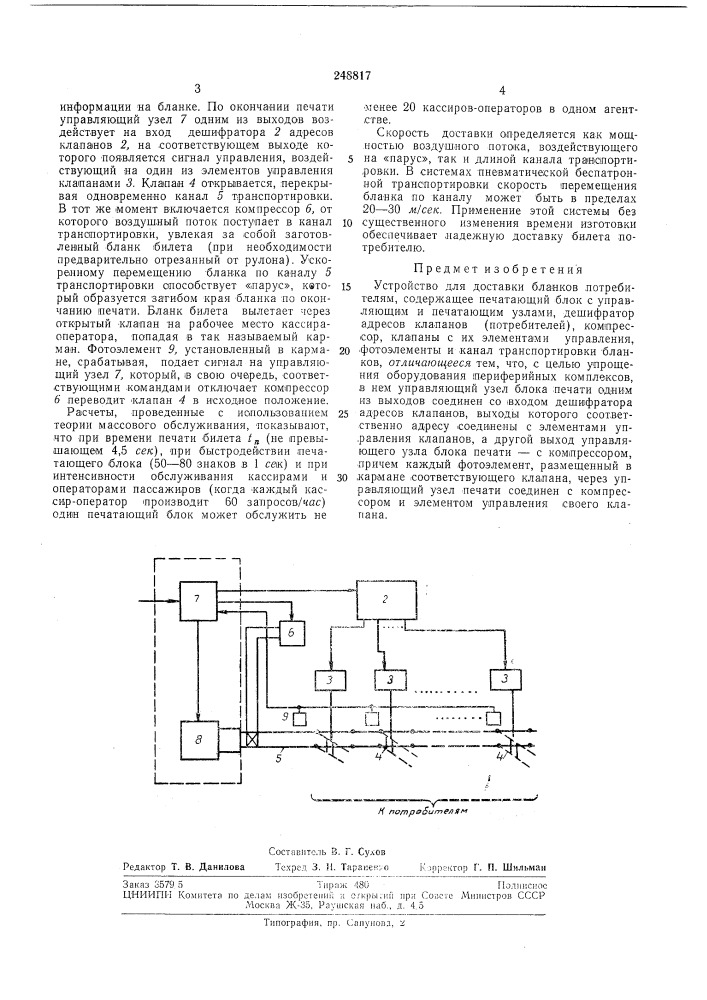 Патент ссср  248817 (патент 248817)