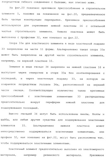 Строительная конструкция, элемент и балка для строительной конструкции, способ нагревания или охлаждения здания (патент 2337216)