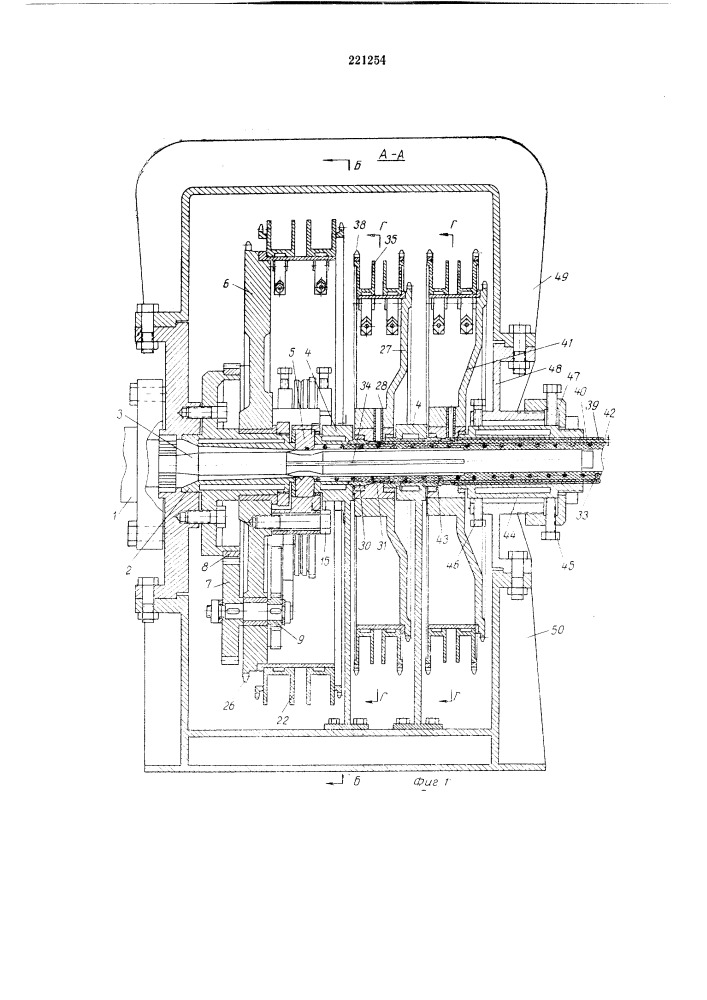 Устройство для армирования полимерных шлангов (патент 221254)