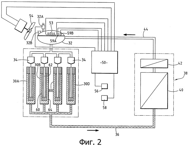 Преобразователь электрической мощности, охлаждаемый при помощи статической технологии (патент 2535912)