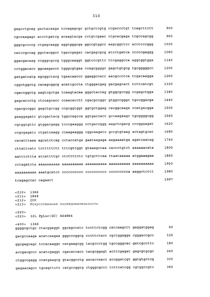 Молекулы искусственной нуклеиновой кислоты, содержащие 5'utr гена top (патент 2660565)