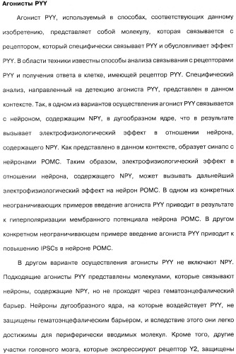Способ модификации пищевого поведения и применение pyy или его агониста в качестве средства для модификации пищевого поведения (патент 2317104)