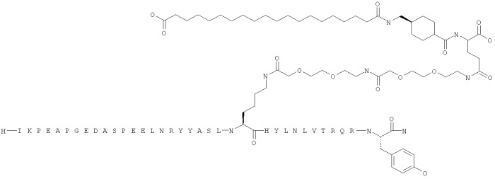 Длительно действующие агонисты рецепторов y2 и(или) y4 (патент 2504550)