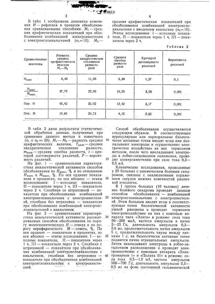 Способ обезболивания (патент 776613)