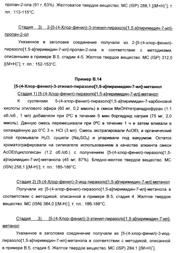 Производные ацетиленил-пиразоло-пиримидина в качестве антагонистов mglur2 (патент 2412943)