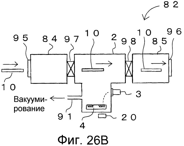 Вакуумное обрабатывающее устройство (патент 2421543)