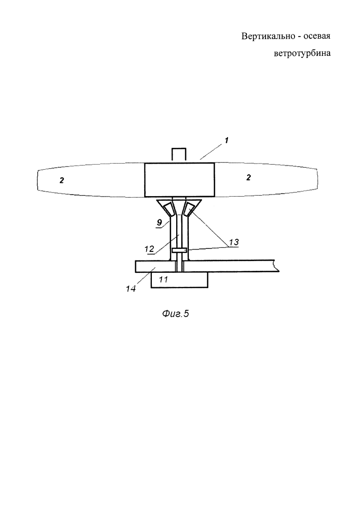 Вертикально-осевая ветротурбина (патент 2653641)