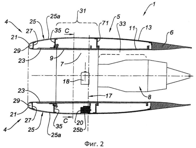 Гондола турбореактивного двигателя (патент 2500588)