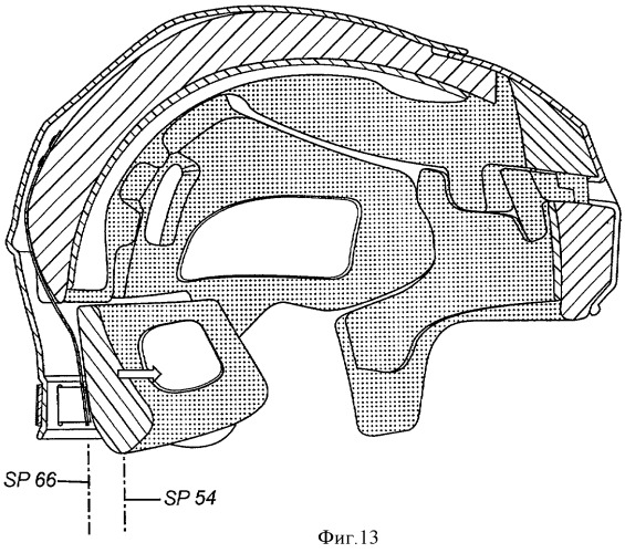 Хоккейный шлем, содержащий затылочный регулировочный механизм (патент 2350236)