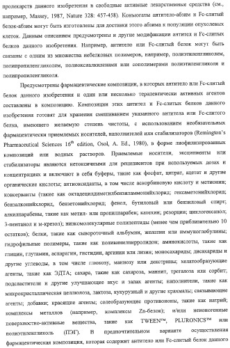 Антитело, содержащее fc-вариантную часть (варианты), фармацевтическая композиция, содержащая антитело, и способ лечения млекопитающего (патент 2325186)