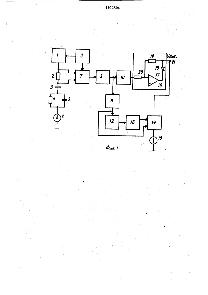 Устройство для измерения сопротивления изоляции сетей постоянного тока (патент 1142804)