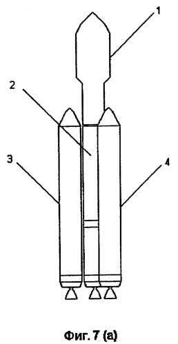 Ракета-носитель модульного типа ( варианты) (патент 2291817)