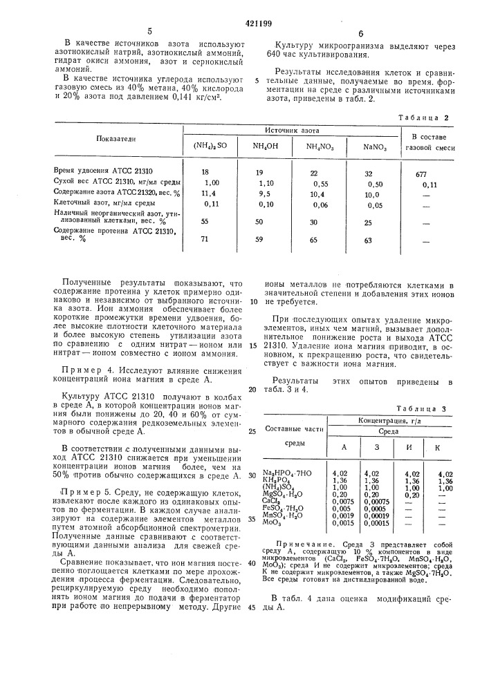 Способ получения биомассы (патент 421199)