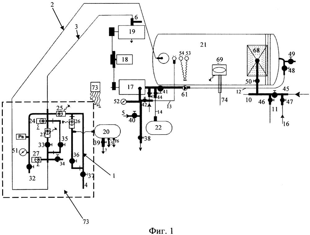 Мобильная вакуумная насосно-компрессорная установка непрерывного действия (патент 2649516)