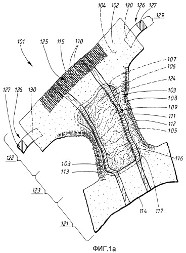 Абсорбирующее изделие, содержащее один или несколько рисунков (патент 2449767)