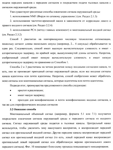 Устройство и способ для извлечения сигнала окружающей среды в устройстве и способ получения весовых коэффициентов для извлечения сигнала окружающей среды (патент 2472306)