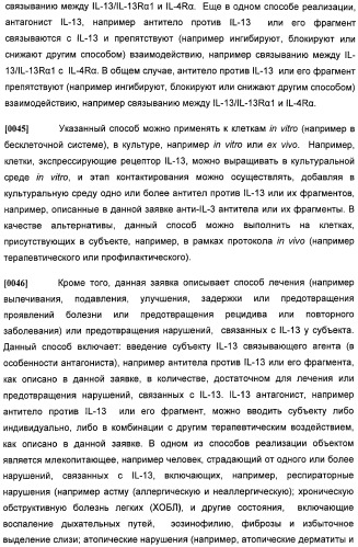 Антитела против интерлейкина-13 человека и их применение (патент 2427589)