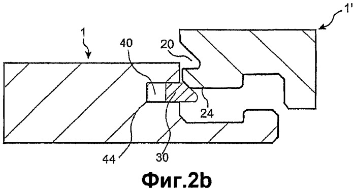 Механическое соединение половиц при помощи гибкого шпунта (патент 2373348)