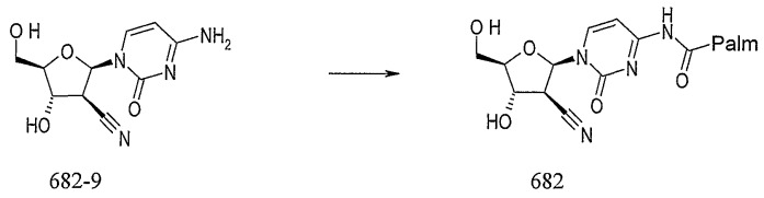 Получение промежуточных соединений, используемых в синтезе 2'-циано-2'-дезокси-n4-пальмитоил-1-бета-d-арабинофуранозилцитозина (патент 2509084)