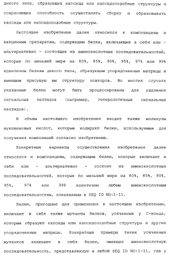 Композиции, содержащие cpg-олигонуклеотиды и вирусоподобные частицы, для применения в качестве адъювантов (патент 2322257)