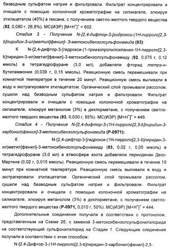 Пирроло[2, 3-в]пиридиновые производные в качестве ингибиторов протеинкиназ (патент 2418800)