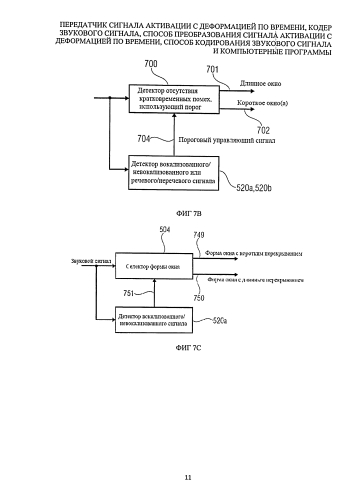 Передатчик сигнала активации с деформацией по времени, кодер звукового сигнала, способ преобразования сигнала активации с деформацией по времени, способ кодирования звукового сигнала и компьютерные программы (патент 2589309)