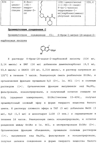 Ингибиторы hcv ns3 протеазы (патент 2468029)
