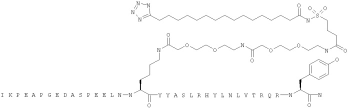 Длительно действующие агонисты рецепторов y2 и(или) y4 (патент 2504550)