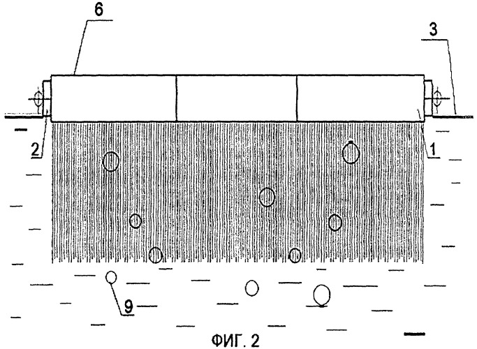Устройство для очистки водоемов от загрязнений (патент 2431017)