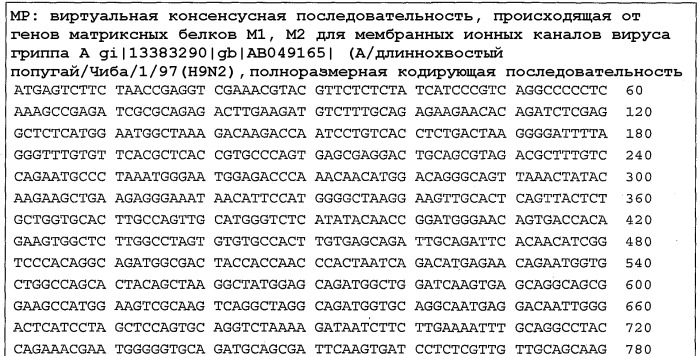 Рнки-ингибирование репликации вируса гриппа (патент 2448974)