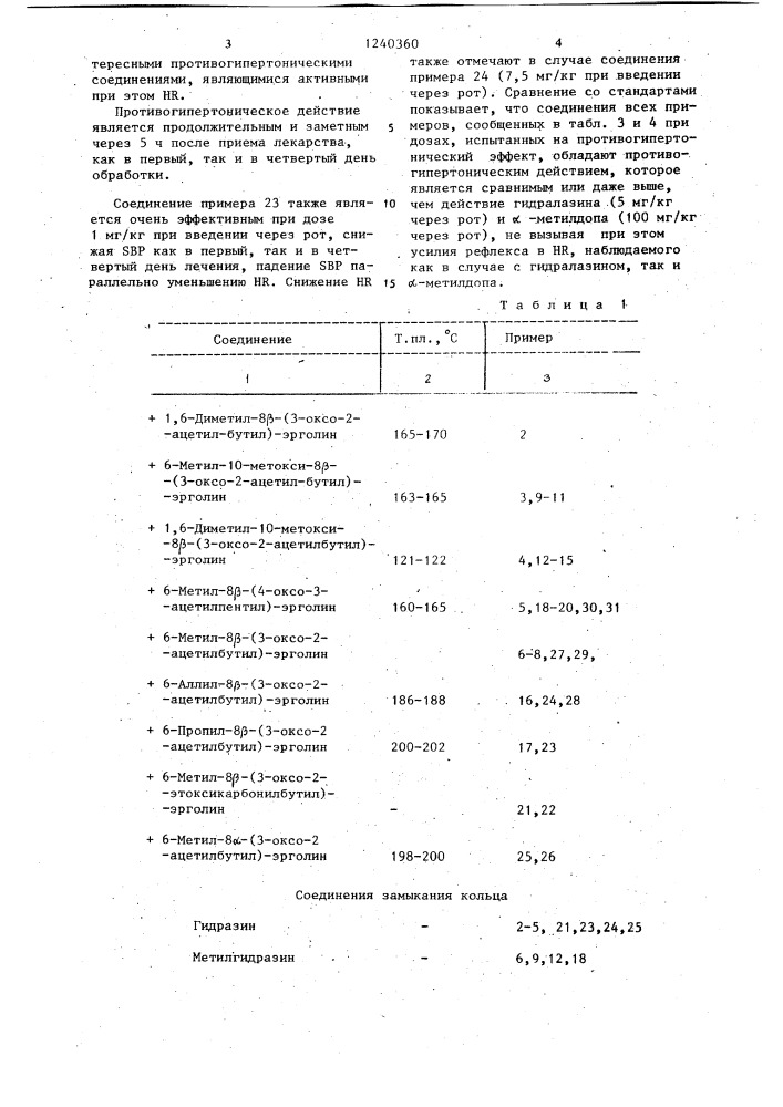 Способ получения эрголиновых производных (патент 1240360)