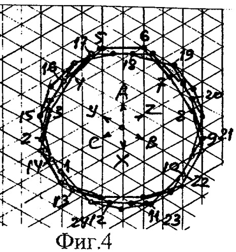 Трехфазная двухслойная электромашинная обмотка в z=135&#183;c пазах при 2p=22&#183;c и 2p=26&#183;c полюсах (патент 2335063)