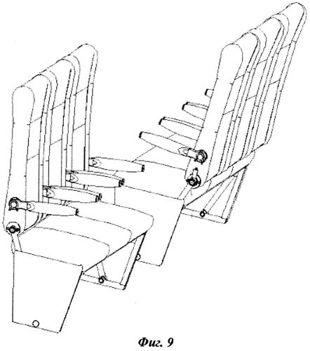 Блок пассажирских кресел (патент 2555885)