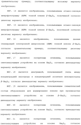 Способ выращивания тонкой монокристаллической пленки, светоизлучающее устройство на основе ga2o 3 и способ его изготовления (патент 2313623)