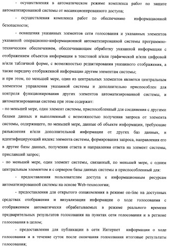 Способ подготовки и проведения голосования с помощью автоматизированной системы (патент 2312396)