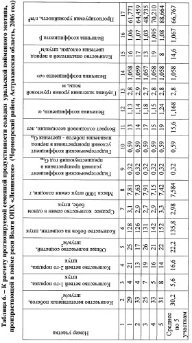 Способ прогнозирования семенной продуктивности солодки голой и солодки уральской сухостепного, лиманного и пойменного экотипов (патент 2360403)