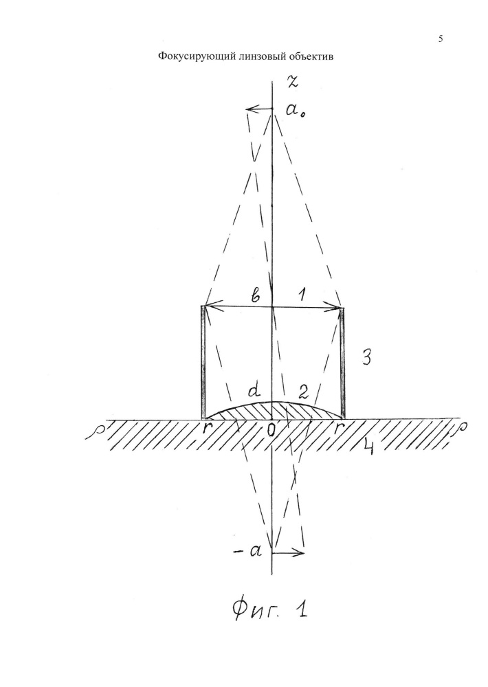 Фокусирующий линзовый объектив (патент 2621217)