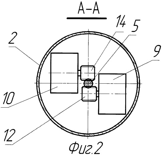 Пневматический амортизатор (патент 2424124)