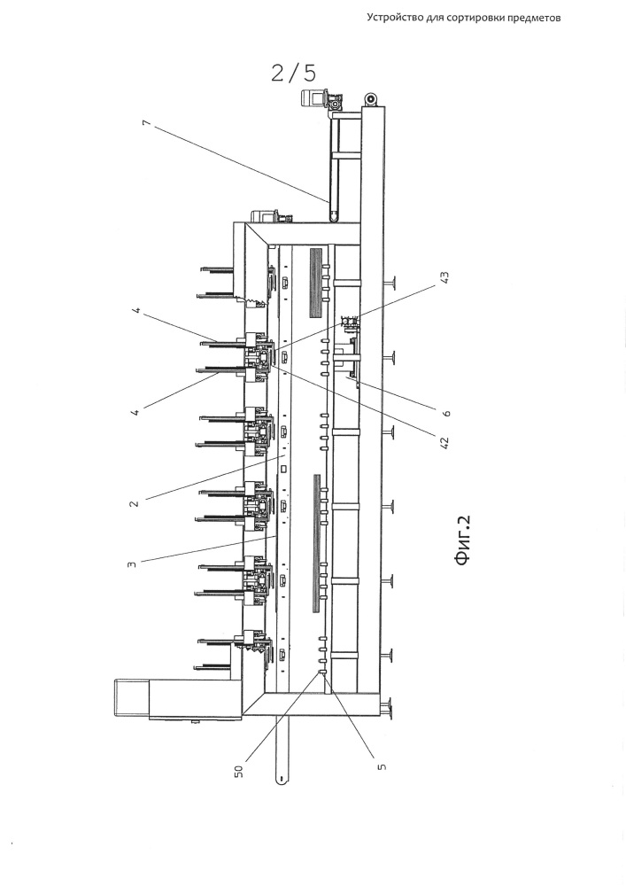 Устройство для сортировки предметов (патент 2643609)