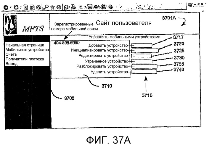 Способы и системы для финансовых транзакций в среде мобильной связи (патент 2520410)