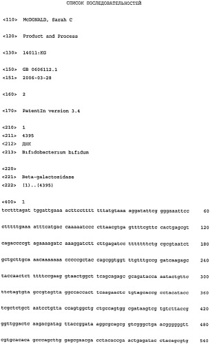 Бета-галактозидаза с трансгалактозилирующей активностью (патент 2435856)