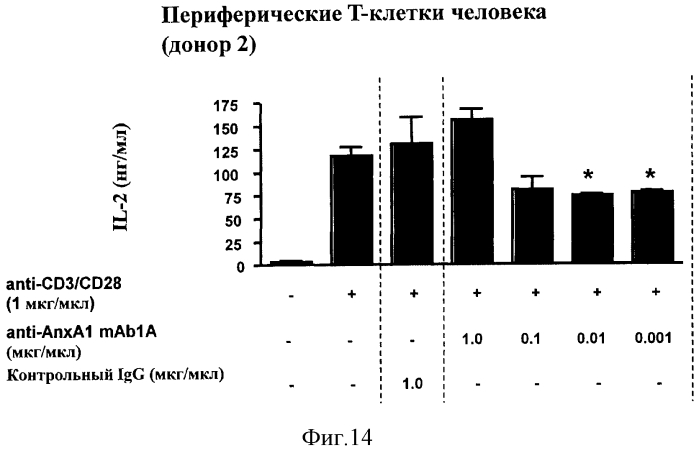 Лечение аутоиммунного заболевания путем модулирования активности аннексина-1 (липокортина-1) (патент 2554801)