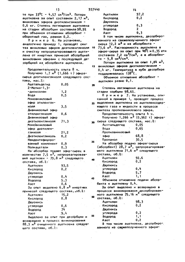 Способ выделения ацетилена (патент 937440)