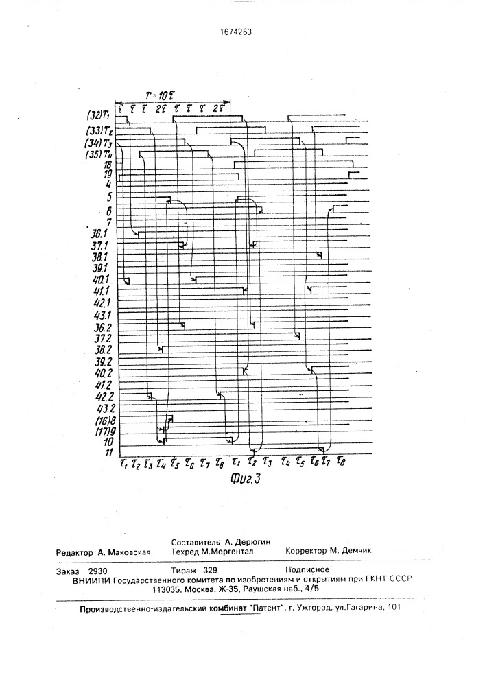 Последовательный регистр сдвига (патент 1674263)